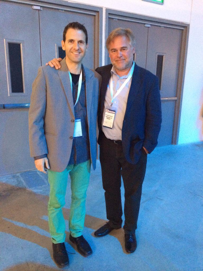 Eugene Kaspersky (CEO, Kaspersky) & Haggai Yedidya. If I was In my Booth, I'd Miss this Networking Opportunity...